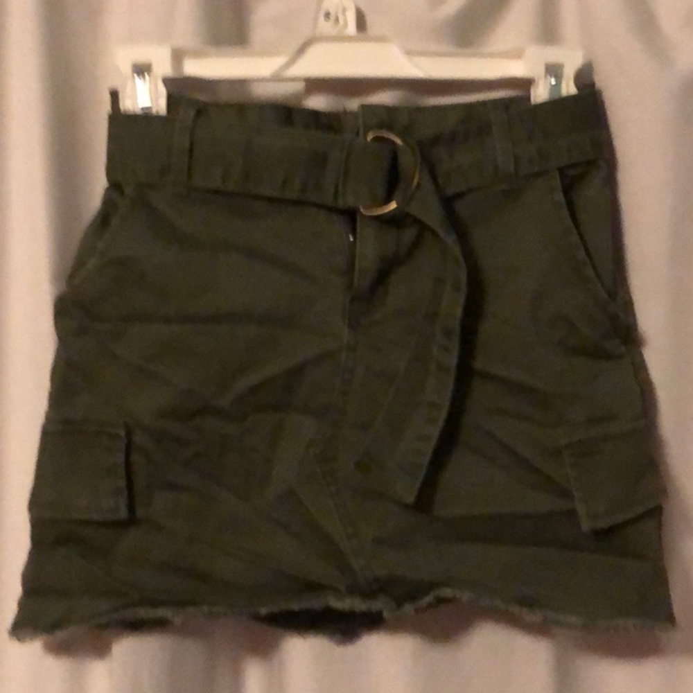 Jean mini skirt